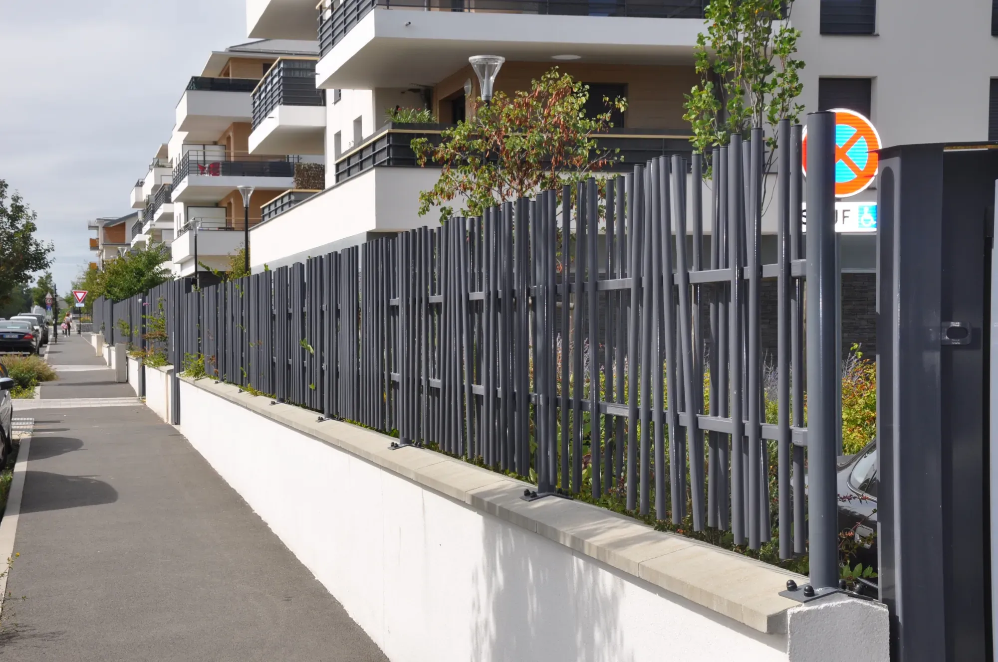 Clôture_Type Bambou_Bois d'Arcy